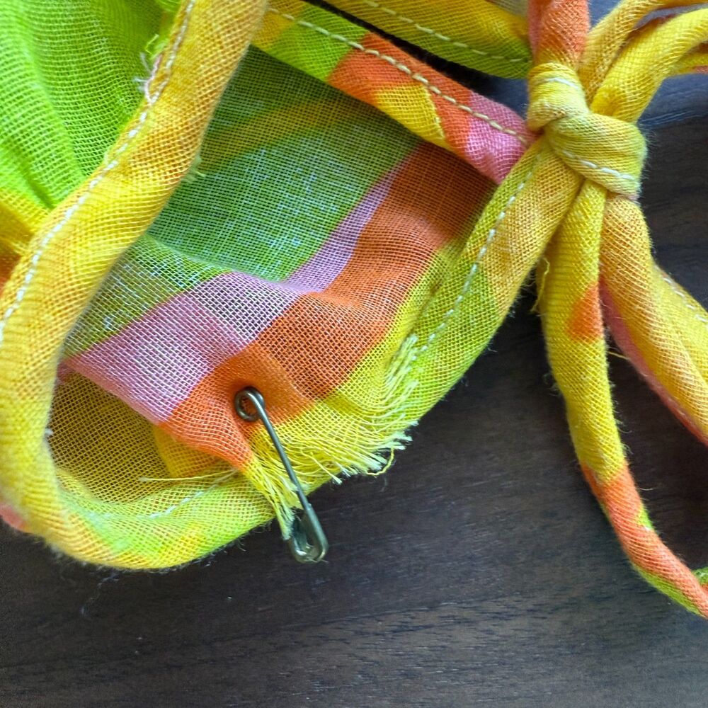 Young Edwardian 1960s Vintage Mod Floral Mini Dress Long Sleeve Tulip Print - Picture 12 of 12